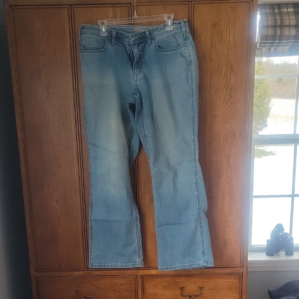 Carhartt Light Blue Denim Jeans Size 14 Reg Relaxed Fit